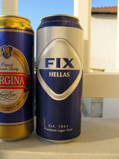 Fix Hellas lager beer,görög sör
